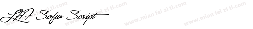 LHF Sofia Script字体转换